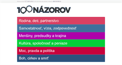 Desktop Screenshot of 100nazorov.sk