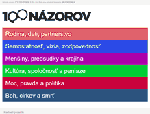 Tablet Screenshot of 100nazorov.sk